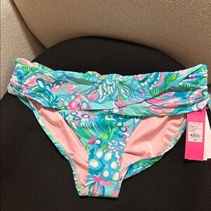 Lilly Pulitzer Blue Ibiza Bikini Bottom
